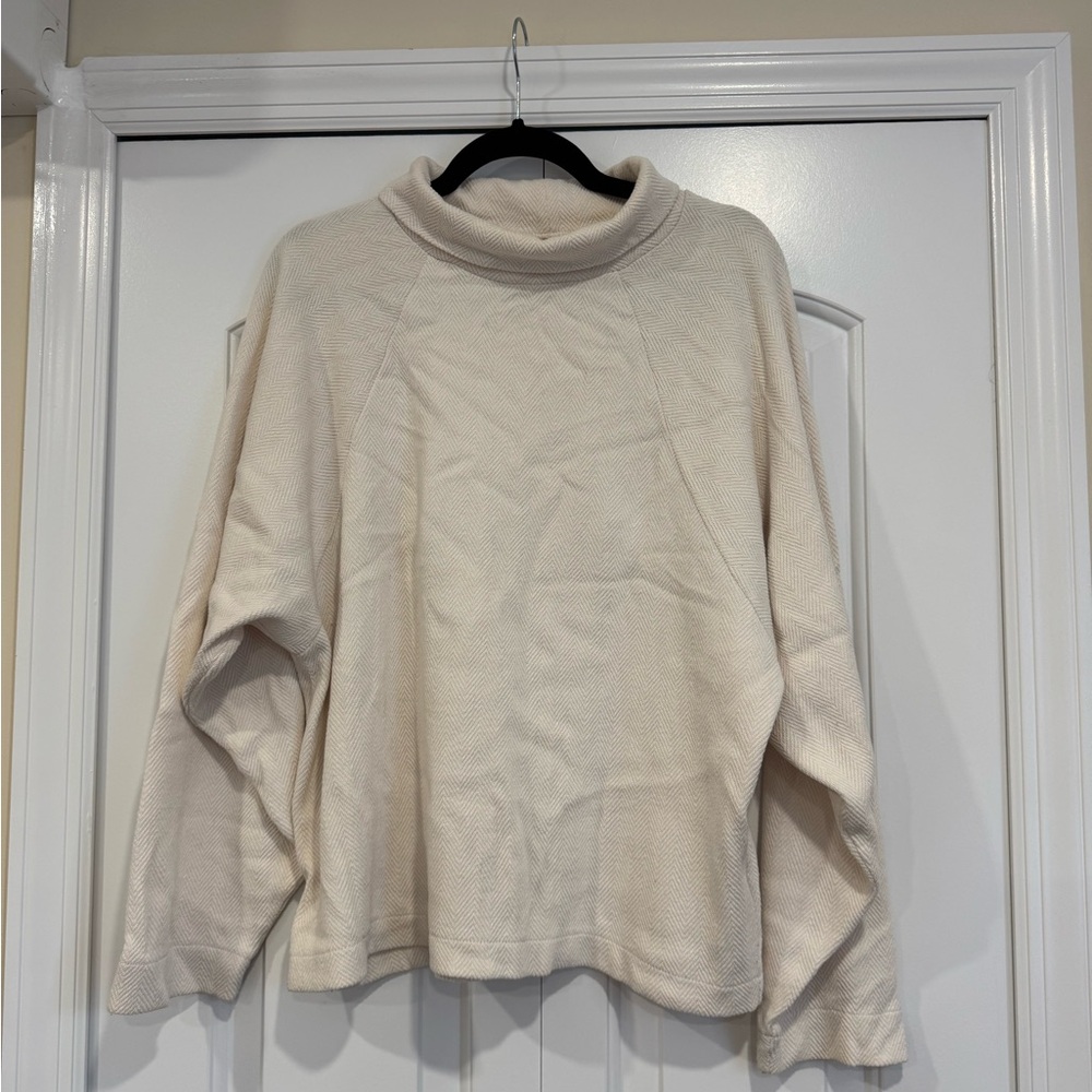 Madewell Off-White Cowl Neck Sweater